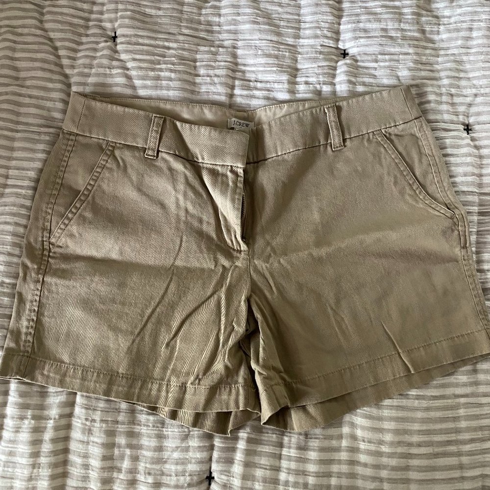 j crew factory 3.5" classic chino short